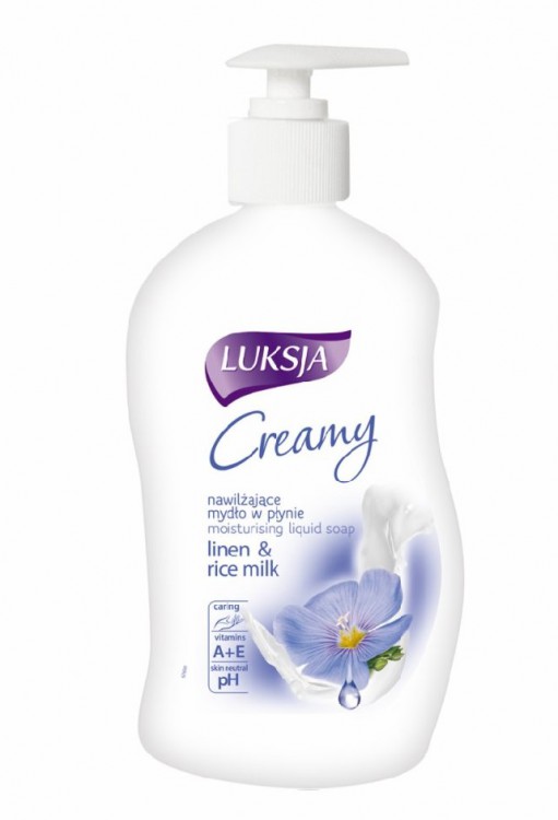 Tekuté mýdlo Luksja Len 450ml Pump. | Toaletní mycí prostředky - Tekutá mýdla - S dávkovačem Tekuté mýdlo Luksja Len 450ml Pump. | Toaletní mycí prostředky - Tekutá mýdla - S dávkovačem